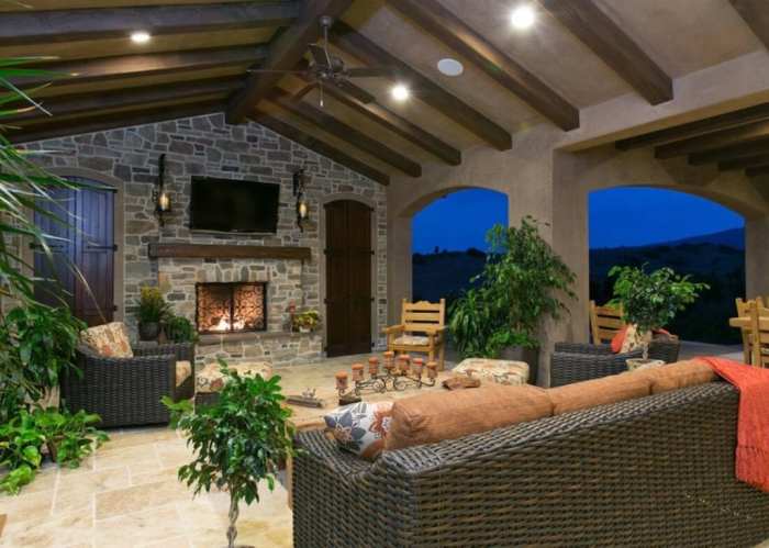 Outdoor living spaces