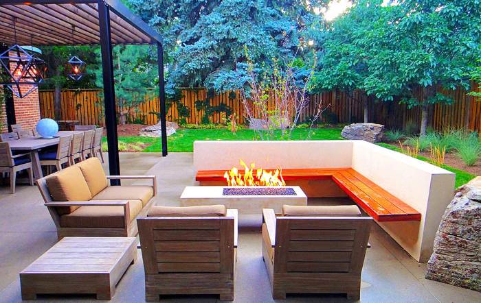 Outdoor living spaces